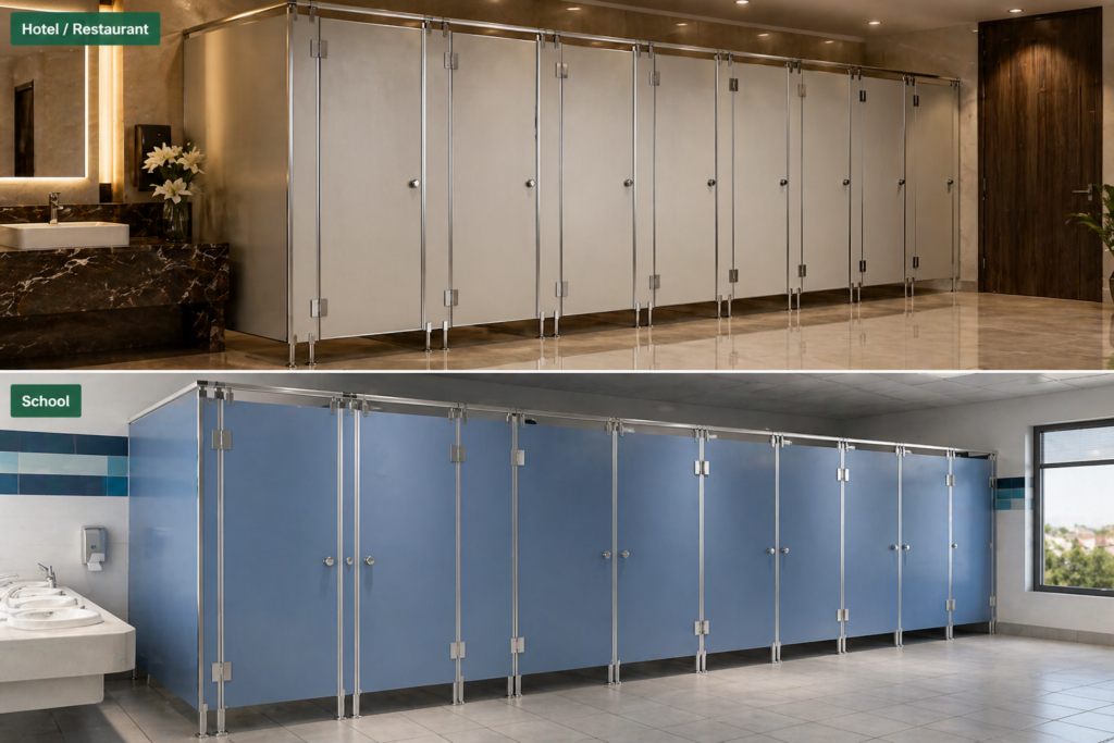 shower cubicle partitions